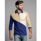 Herren Poloshirt mit modernem Farbblockdesign und komfortablem Schnitt
