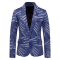 Damen modischer Blazer mit floralem Motiv