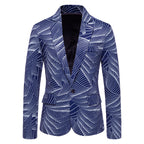 Damen modischer Blazer mit floralem Motiv