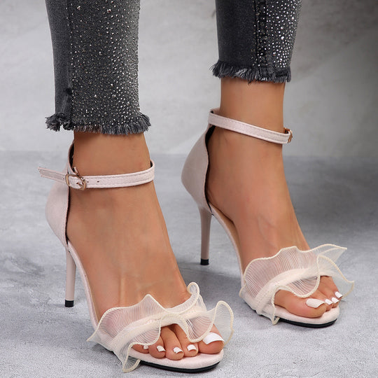 Damen High-Heels mit eleganten Rüschendetails R&B