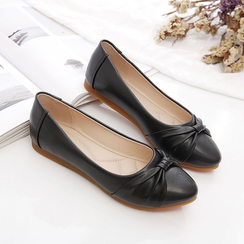 Damen Elegante Ballerinas mit modischem Knoten und weichem Innenfutter