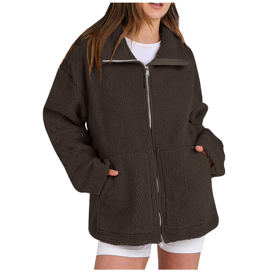 Damen Gemütlicher Fleece-Hoodie R&B