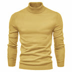 Herren modischer Rollkragenpullover aus feiner Merinowolle R&B