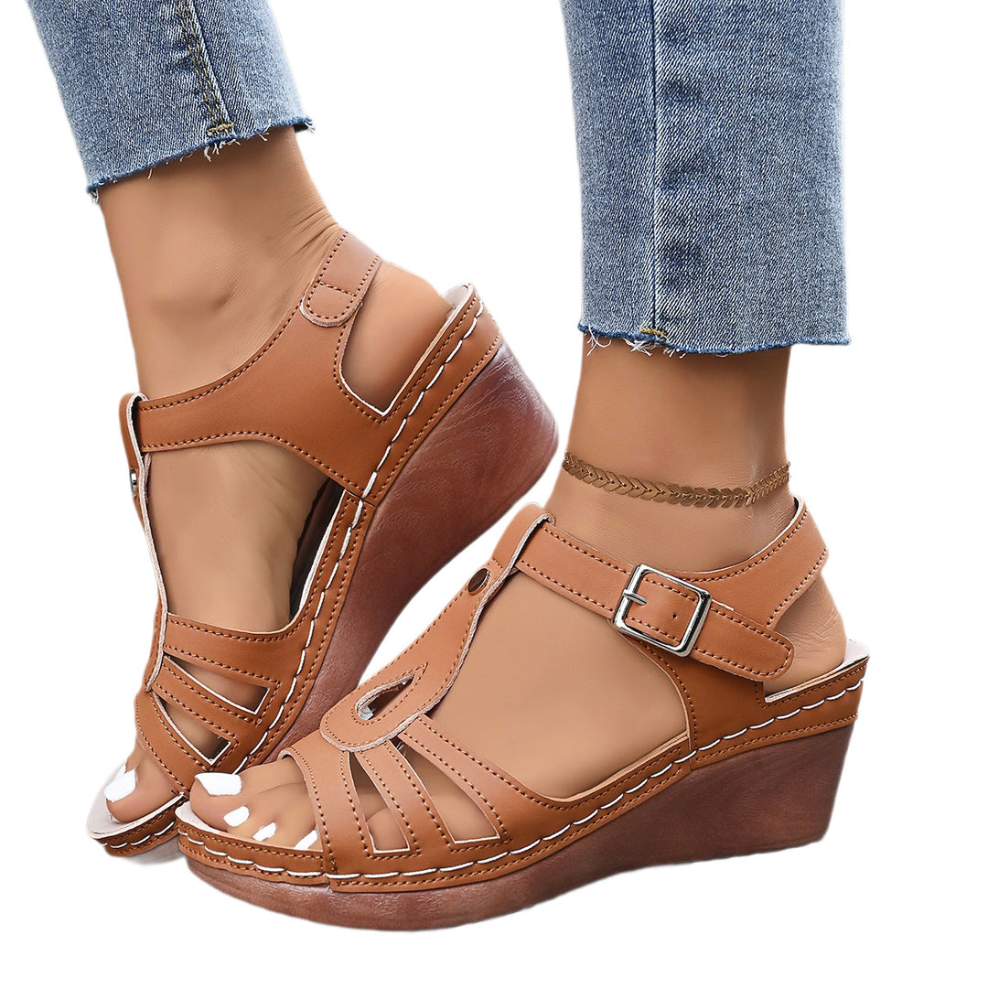 Damen Wedge-Sandalen mit durchdachtem Design R&B