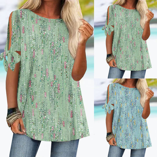 Damen legere Bluse mit schnüren R&B