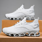 Damen Sportliche Dämpfungs-Sneaker mit atmungsaktivem Obermaterial