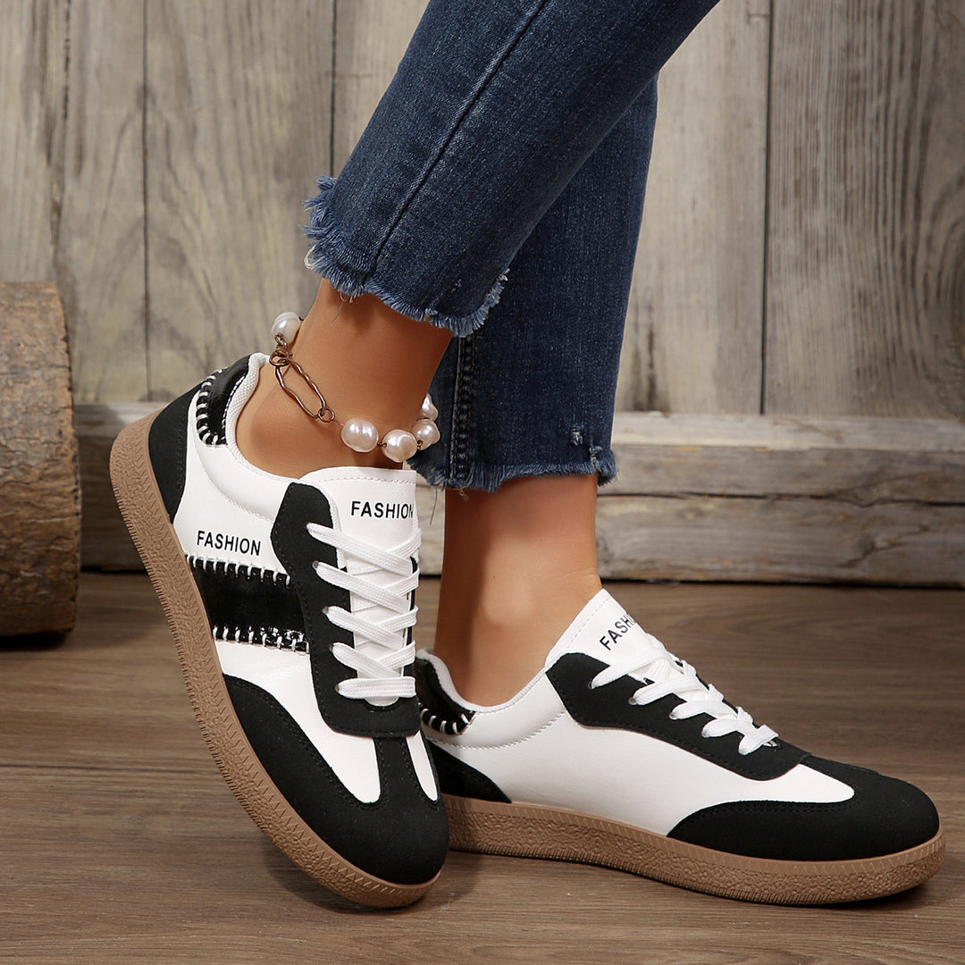 Damen modische Sneakers mit atmungsaktiver Struktur und rutschfester Sohle R&B