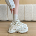 Damen modische Sneakers mit innovativem Design und atmungsaktiver Mesh-Oberfläche