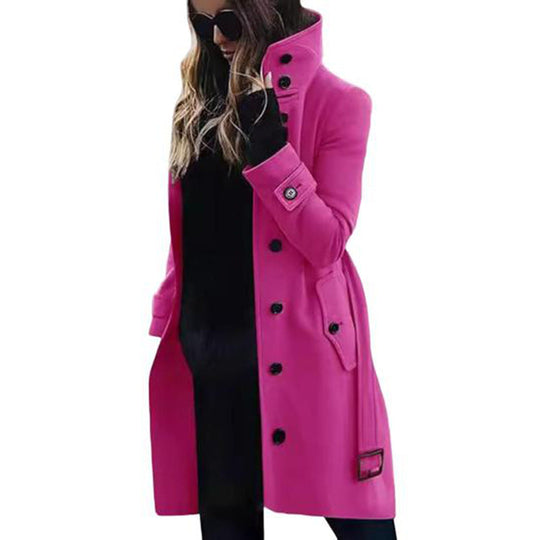 R&B | Slim Fit Wollmantel für Frauen