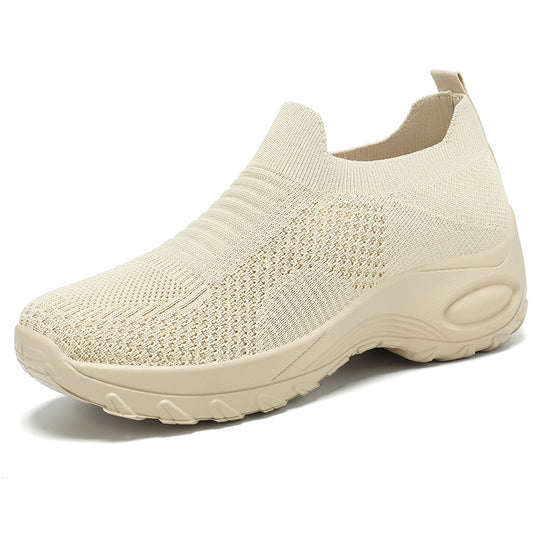 Damen Atmungsaktive Strick-Sneaker mit flexiblem Sohlenkomfort R&B