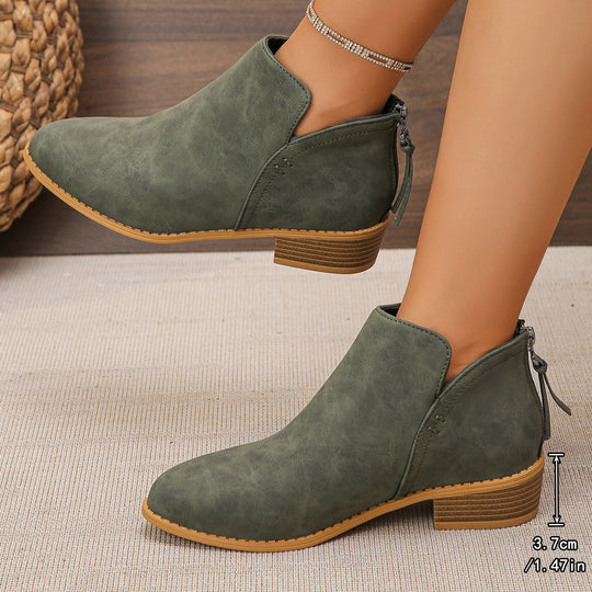 Damen Chelsea-Stiefel mit seitlichem Reißverschluss und komfortabel gepolsterter Innensohle R&B