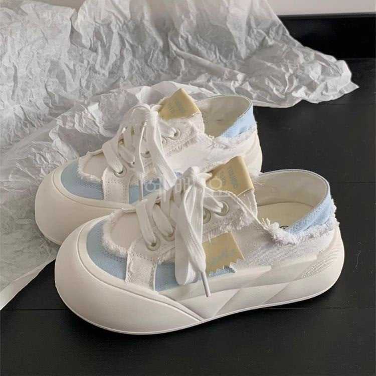 Damen Sportliche Sneakers mit lässigem Style und übergroßer Sohle R&B