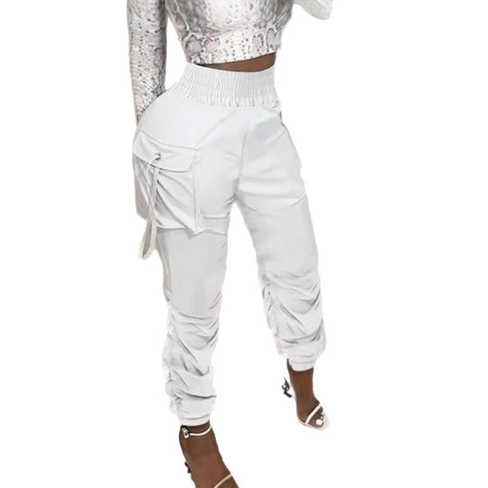 Damen Cargo-Hose mit Raffung und praktischen Taschen R&B