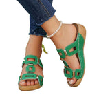 Damen komfortable Mules mit geflochtenem Riemendesign und anatomischem Fußbett R&B