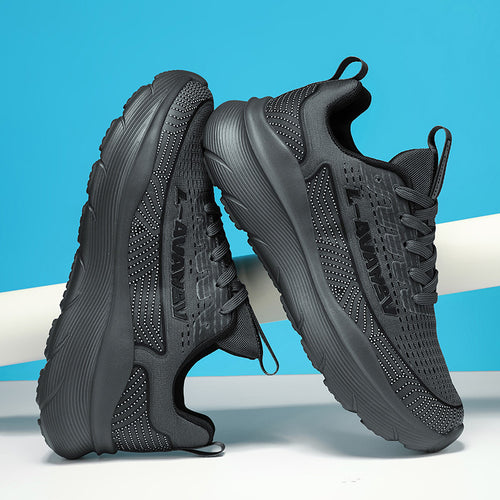 Damen Sportliche Lauf-Sneaker mit atmungsaktiver Mesh-Oberfläche und gepolsterter Sohle R&B