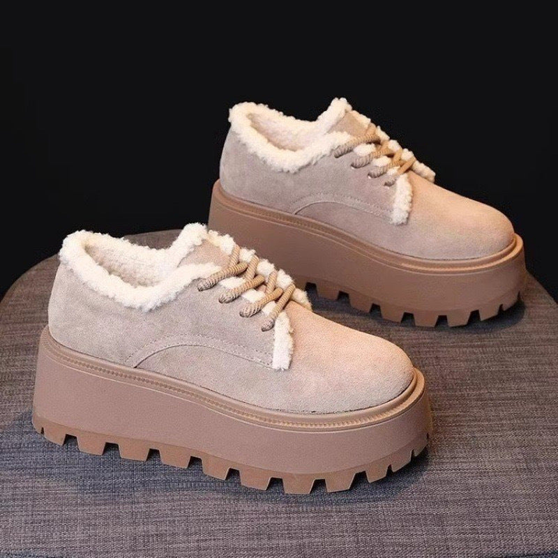 Damen Komfortable Plateau-Sneaker mit weichem Innenfutter R&B