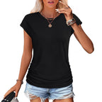 Damen Stylisches Oberteil mit lässigen Rüschendetails R&B