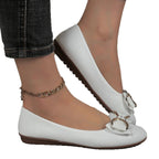 Damen Elegante Ballerinas mit modischem Schleifen-Detail R&B
