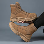 Damen Militärische Outdoor-Boots mit rutschfester Profilsohle und isolierendem Futter