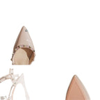 Damen elegante Plateau-Pumps mit Schmuckdetails R&B