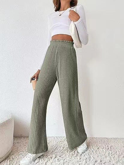 Damen Weite Strickhose R&B