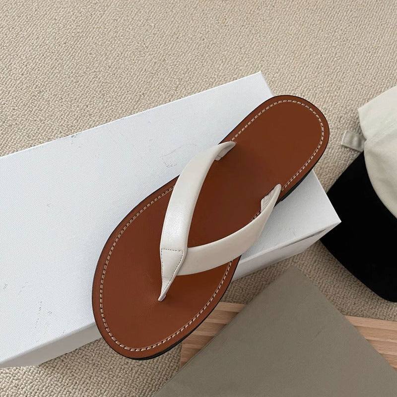 Damen Komfortable Zehentrenner-Sandalen mit weichem Fußbett R&B