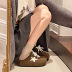 Damen bequeme Clogs mit modischem Sternemblem und rutschfester Sohle R&B
