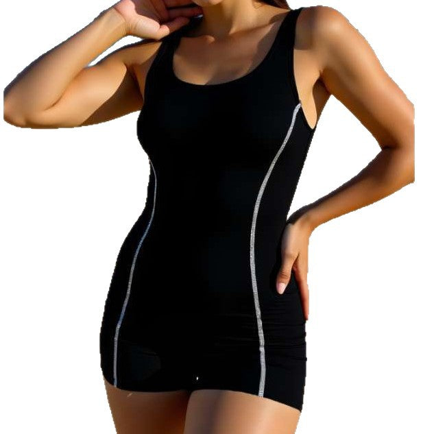 Damen Sportlicher Schwimmanzug mit integriertem Shorts R&B