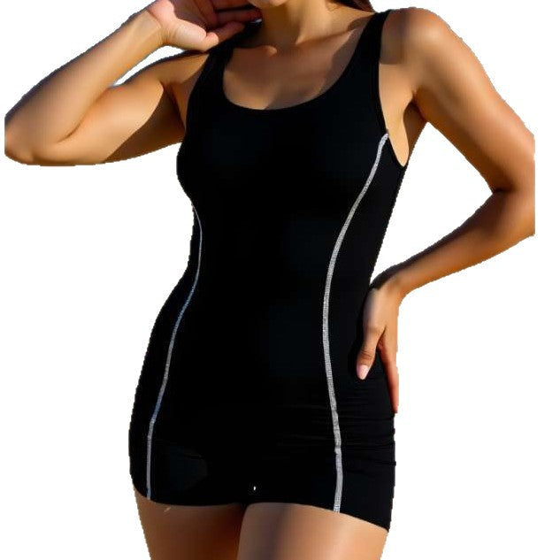 Damen Sportlicher Schwimmanzug mit integriertem Shorts