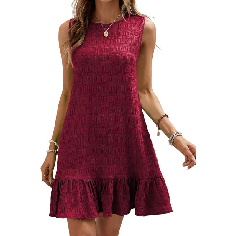 Damen Freizeitkleid mit ansprechendem Volantdesign R&B