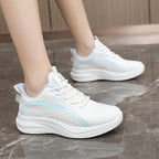 Damen Lauf-Sneaker mit atmungsaktivem Mesh-Obermaterial und dämpfender Sohle R&B