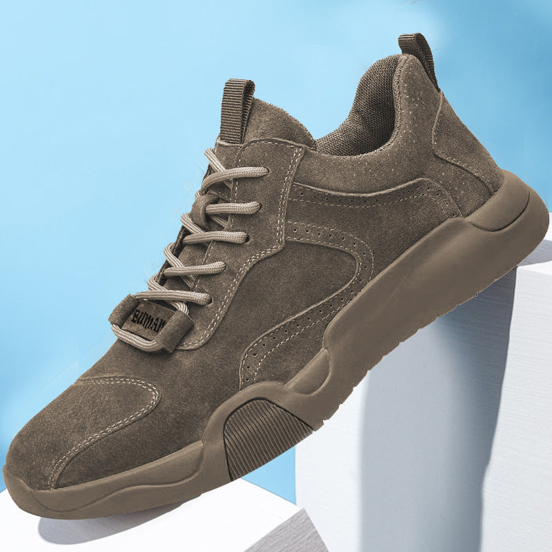 Damen Sportliche Sneakers aus elastischem Wildleder mit rutschfester Sohle R&B