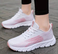 Damen nan atmungsaktive leichte Stricksneaker mit viskoelastischer Komfortsohle R&B