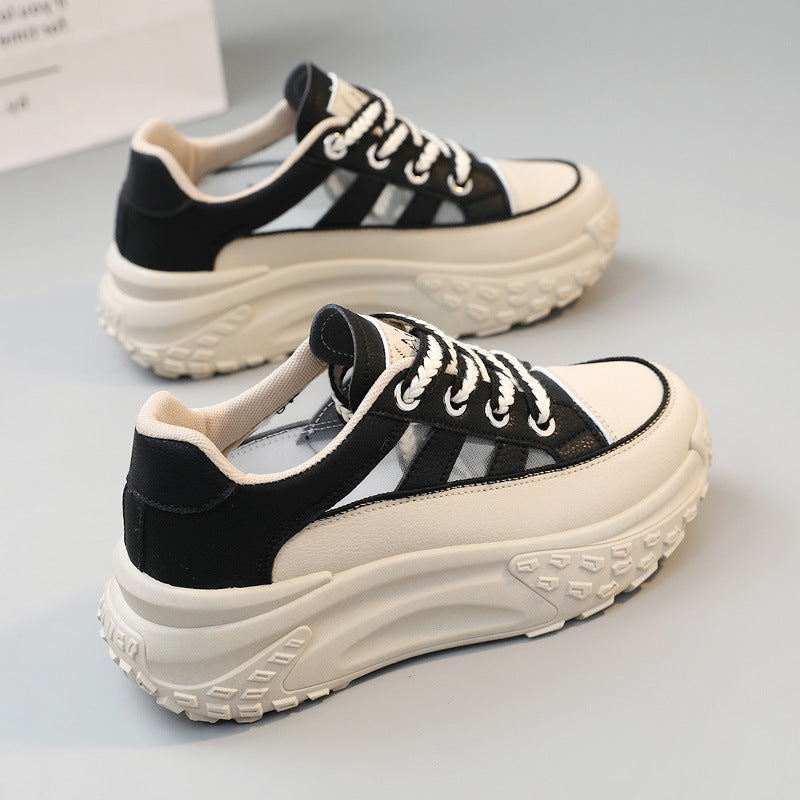 Damen Sneakers mit modernem Plateau-Design R&B