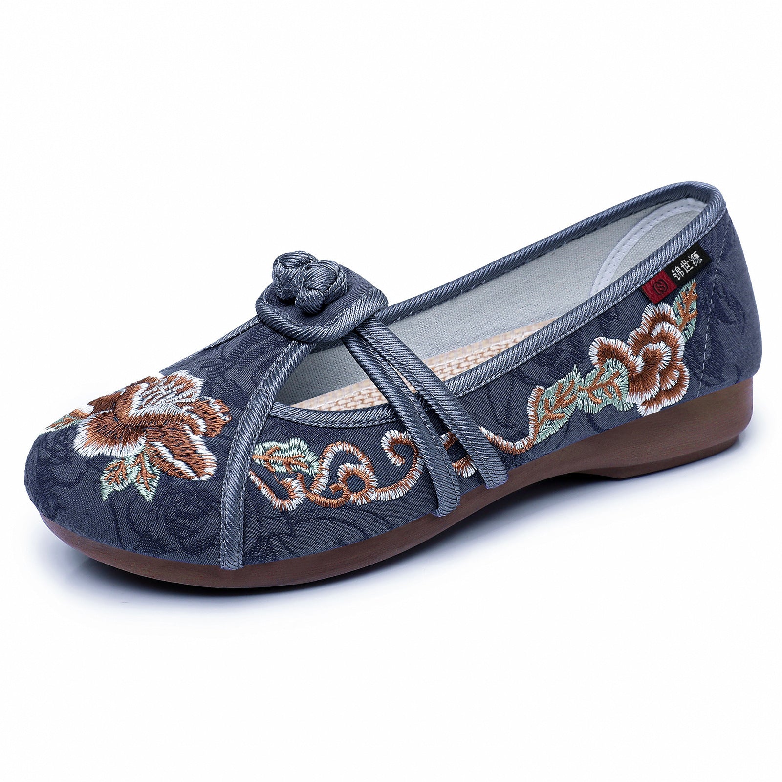 Damen Elegante und handbestickte Gastronomie-Ballerinas R&B