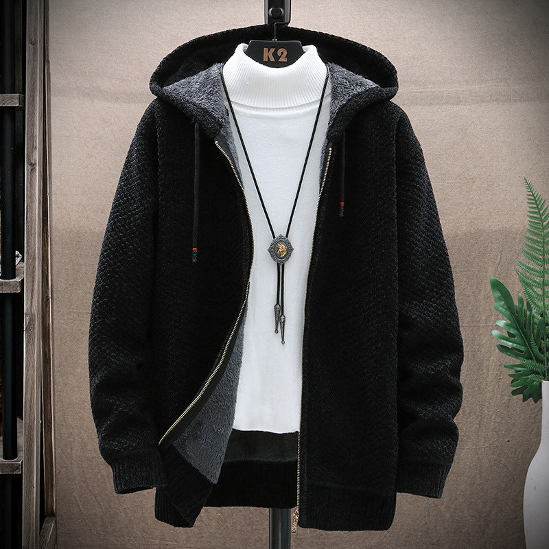 Damen gemütliche Kapuzenjacke mit weichem Innenfutter und innovativem Schnitt R&B