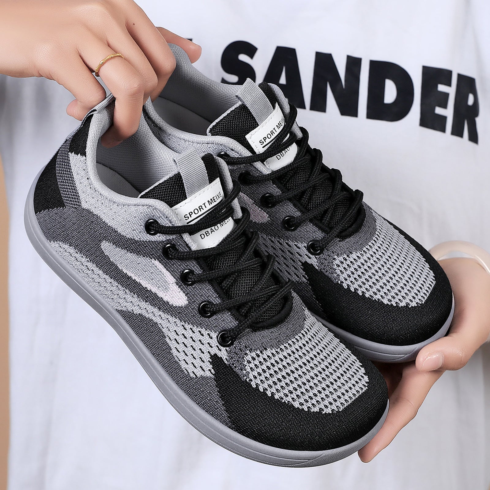 Damen Sportliche Mesh-Laufschuhe mit Komfort-Dämpfung R&B
