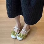 Damen Sling-Sandalen mit modischem Blumendesign und komfortabler Innensohle R&B