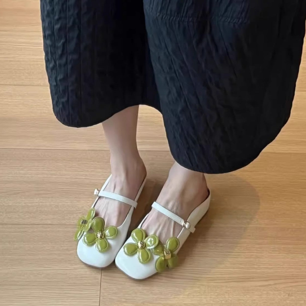 Damen Sling-Sandalen mit modischem Blumendesign und komfortabler Innensohle R&B