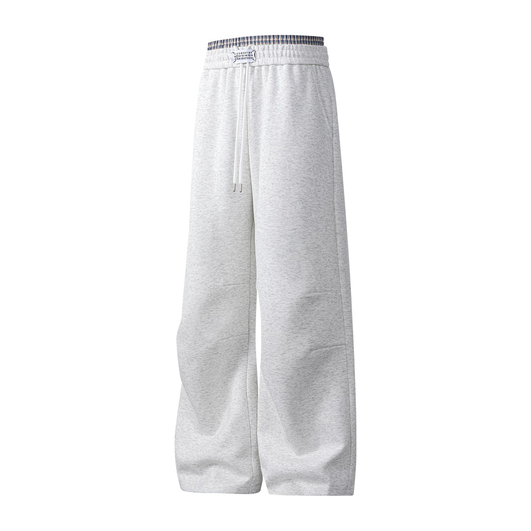 Herren weite Freizeithose aus atmungsaktivem Baumwollmix mit elastischem Bund und seitlichen Taschen R&B