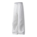 Herren weite Freizeithose aus atmungsaktivem Baumwollmix mit elastischem Bund und seitlichen Taschen R&B