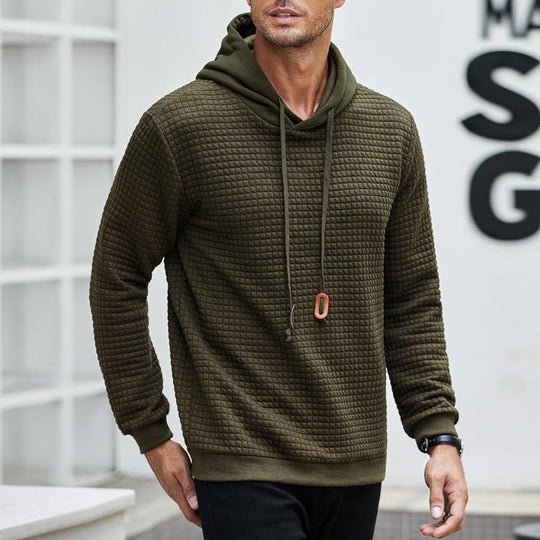 Herren Kapuzenpullover mit strukturiertem Design und komfortablem Schnitt R&B