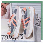 Damen Modische Sneaker mit atmungsaktivem Obermaterial und stoßdämpfender Sohle R&B