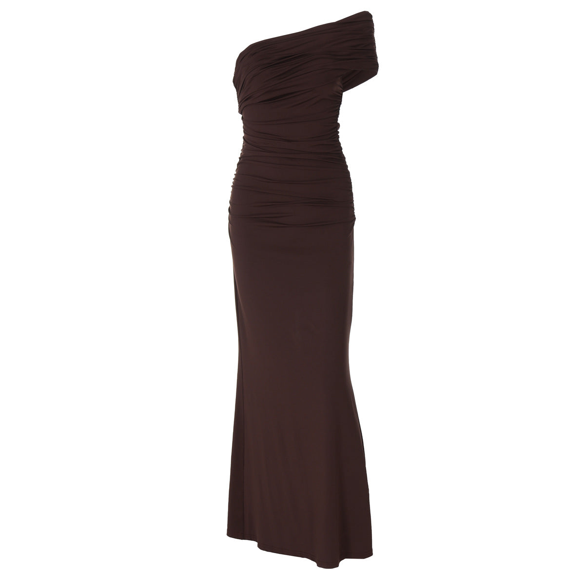 Damen Elegantes Maxikleid mit raffinierter Drapierung R&B