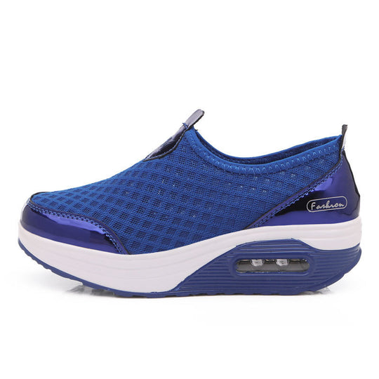 Damen Bequeme Slip-On Sneakers mit atmungsaktivem Obermaterial und dämpfendem Fußbett R&B