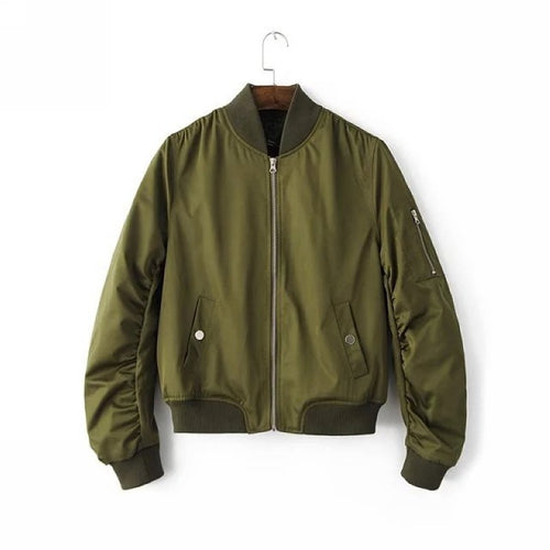 Damen Bomberjacke mit praktischen Taschen und sportlichem Schnitt R&B