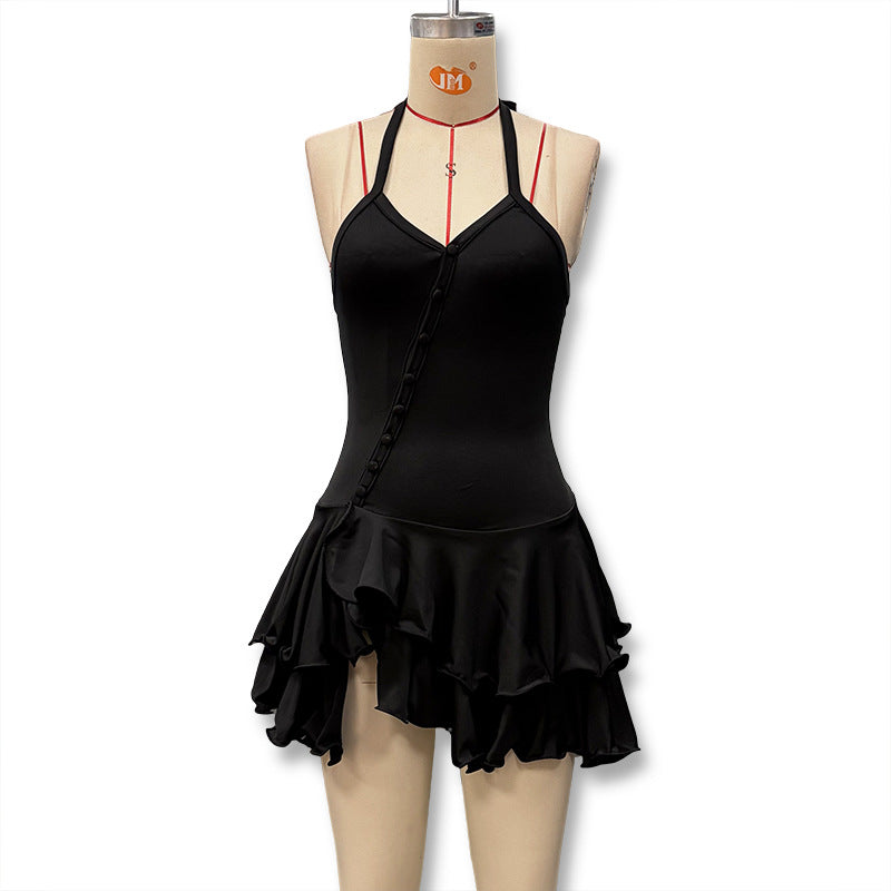 Damen Tänzeroutfit mit raffinierten Volant-Details und elegantem Schnitt R&B