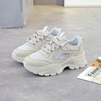 Damen Chunky Sneakers mit atmungsaktivem Mesh-Einsatz und dämpfender Sohle R&B