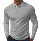 Herren Langarm Polohemd R&B