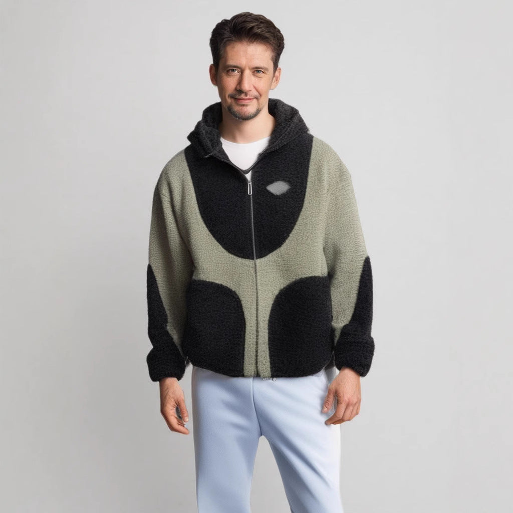 Damen Fleecejacke mit hohem Kragen und praktischen Reißverschlusstaschen R&B